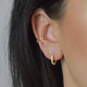 Herz Ohrstecker gold * winzige Ohrstecker silber * kleine Ohrstecker * Gold CZ Ohrstecker * minimalistisch * silber * Herz Schmuck * gold