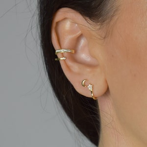 star CZ earrings gold * dainty earrings * silver CZ earrings * sterling silver 925 * tiny stud * delicate earrings gold *star earring silver