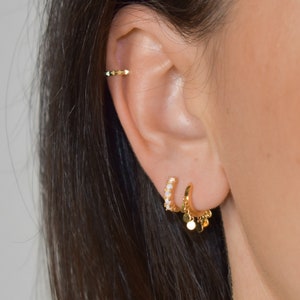 Serrated Ear Cuff Gold * Ear Clamp Gold * Sterling Silver Ear Cuff * minimalist Ear Cuff* Gold Ear Cuff * tiny Ear Cuff *dainty jewelry gold