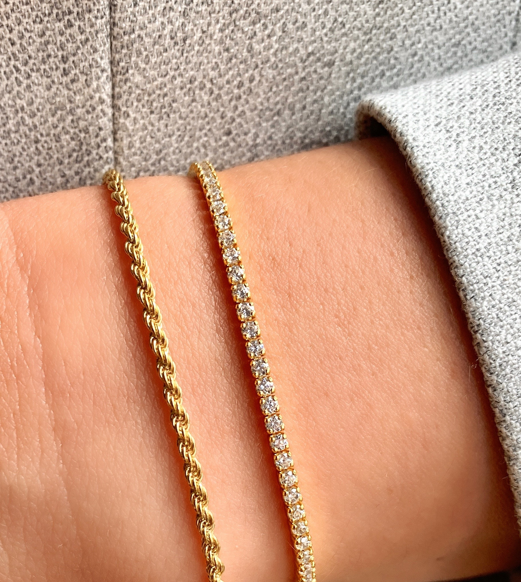 Delicate Zirconia Bracelet Ladies Gold Zirconia Bracelet Etsy