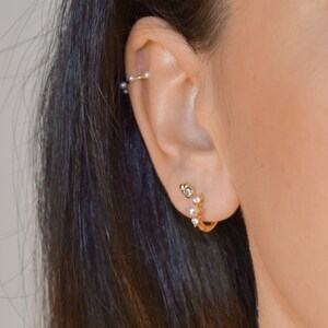 Small CZ studs gold * tiny ear studs silver * Gold CZ ear studs * minimalist earrings * dainty cz studs * gold jewelry * stud earring silver
