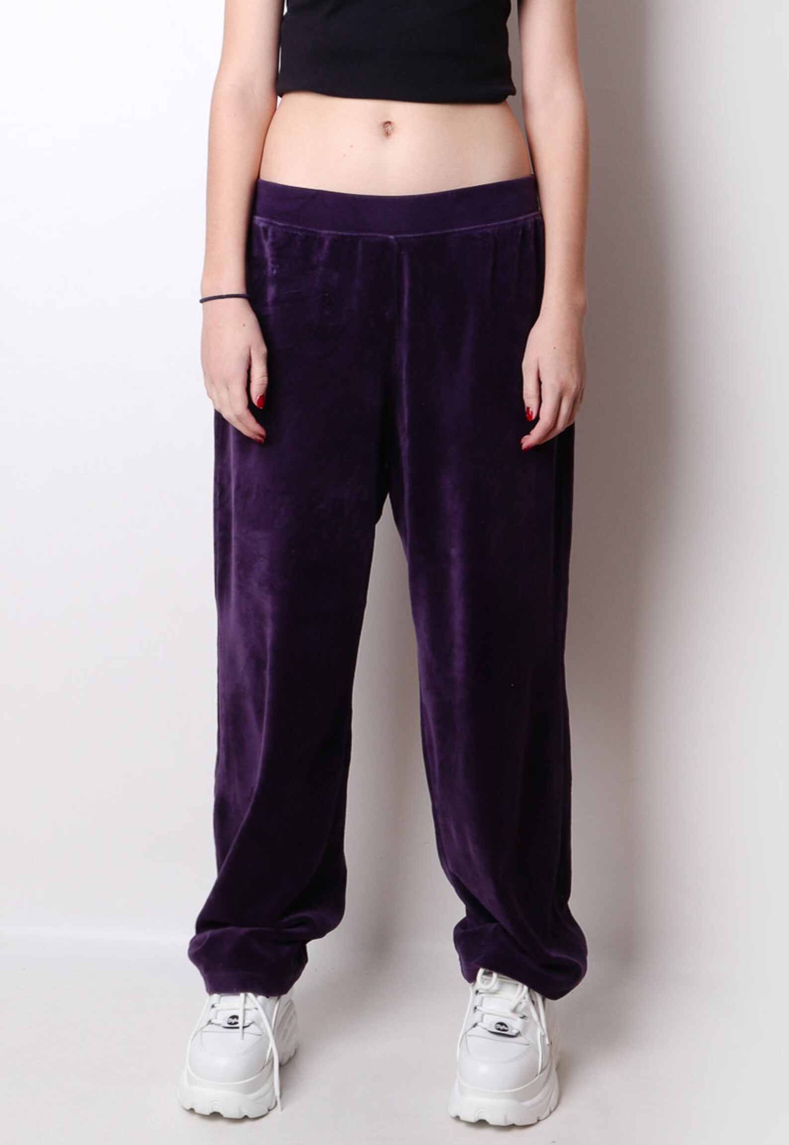 flare velour tracksuit