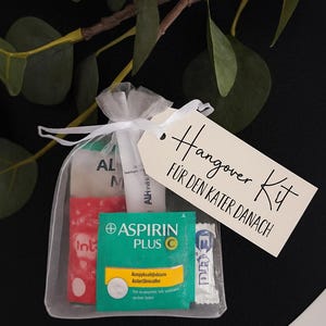 Kit de resaca/Para la resaca después/Favor/Boda/Noche de Bens/Fiesta/Cumpleaños/Regalo/