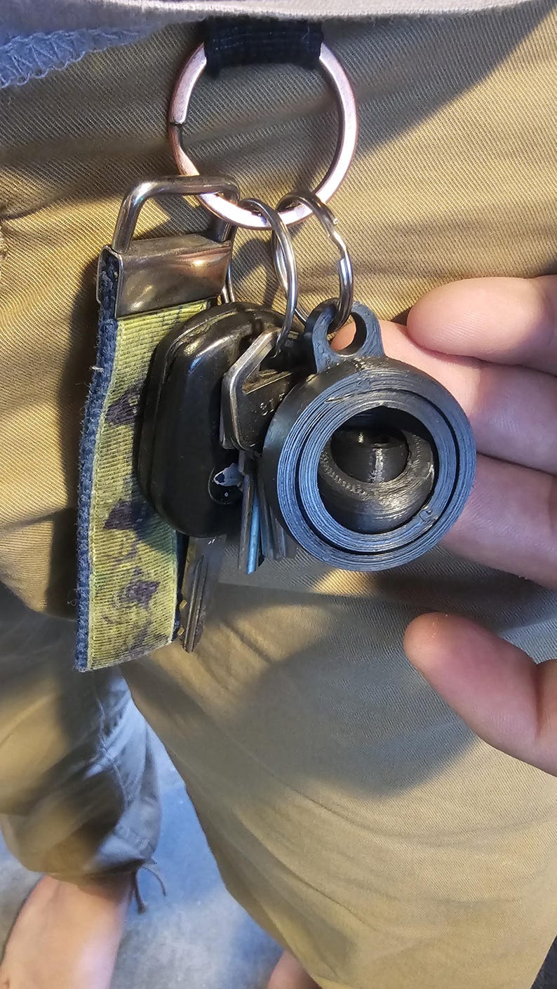 Fidget Gyroscope Keychain - Etsy