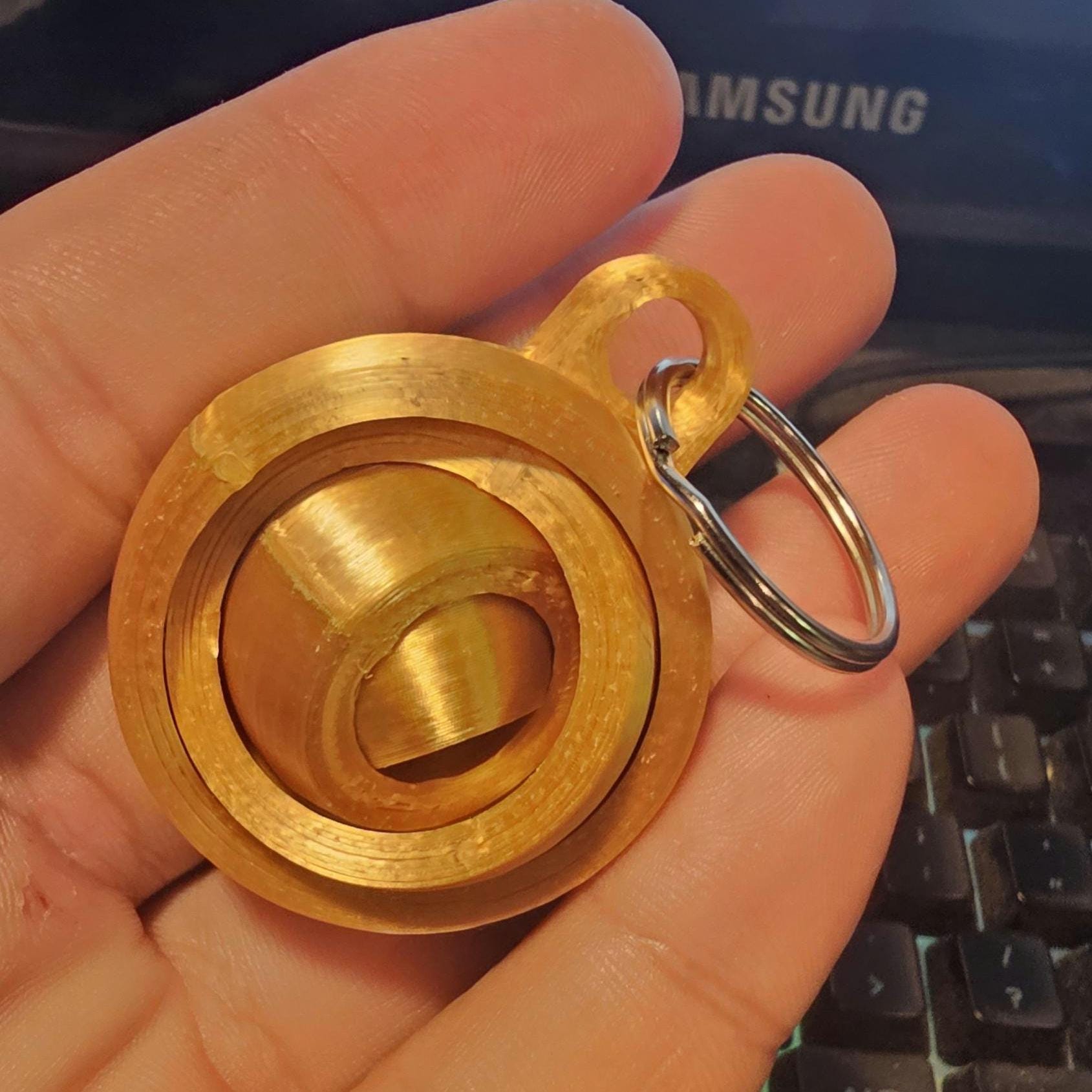 Fidget Gyroscope Keychain - Etsy