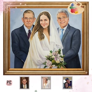 Kundenspezifisches Ölgemälde vom Foto Kundenspezifisches Porträt vom Foto Kundenspezifisches Gemälde Handgemachtes Geschenk für Ihn Foto zum Gemälde Geschenk für Sie