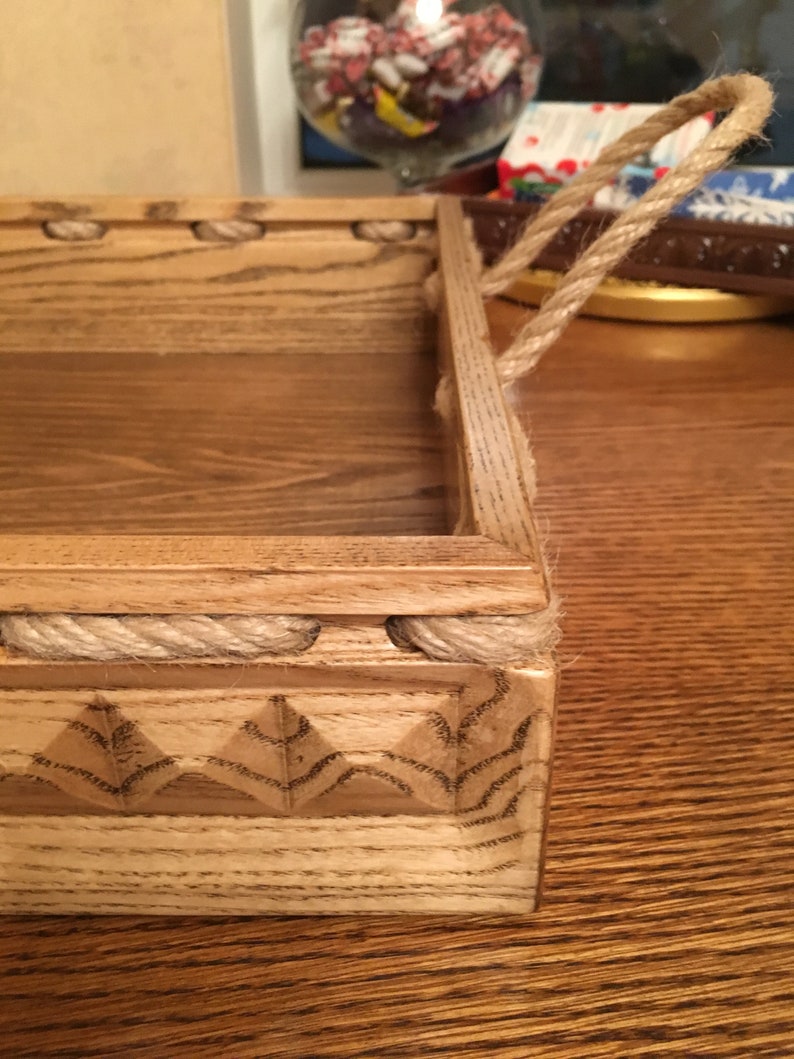 Tray Tray wooden Tray for the kitchen Carved tray Trays