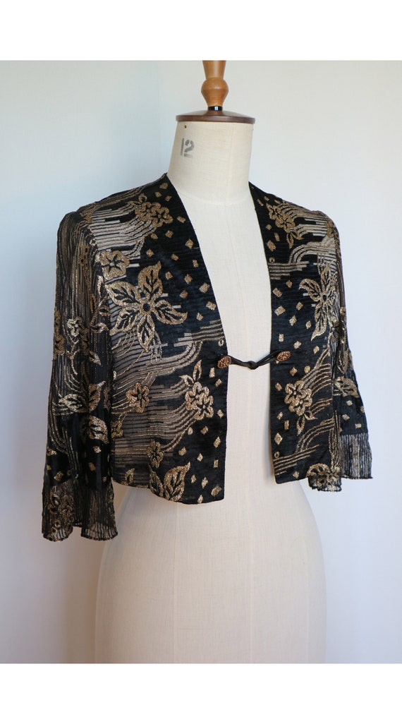 Vintage Devore Jacquard Jacket