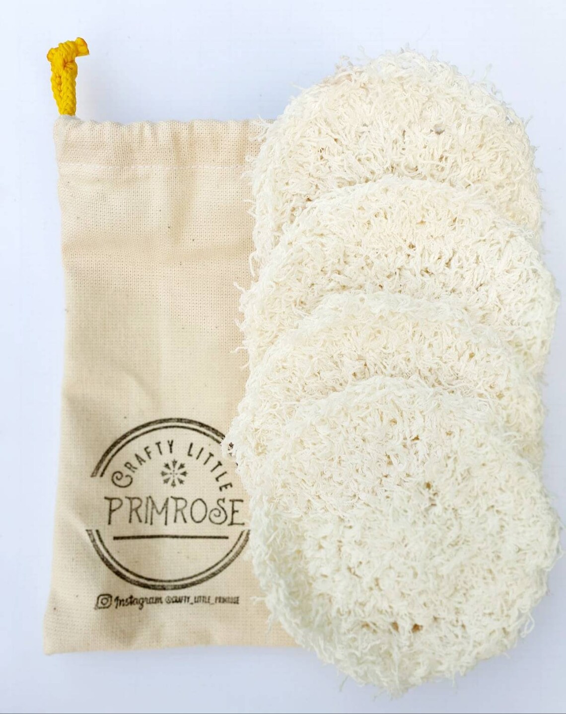 100 Cotton Exfoliating Face Scrubbies Reusable Face Pads Etsy