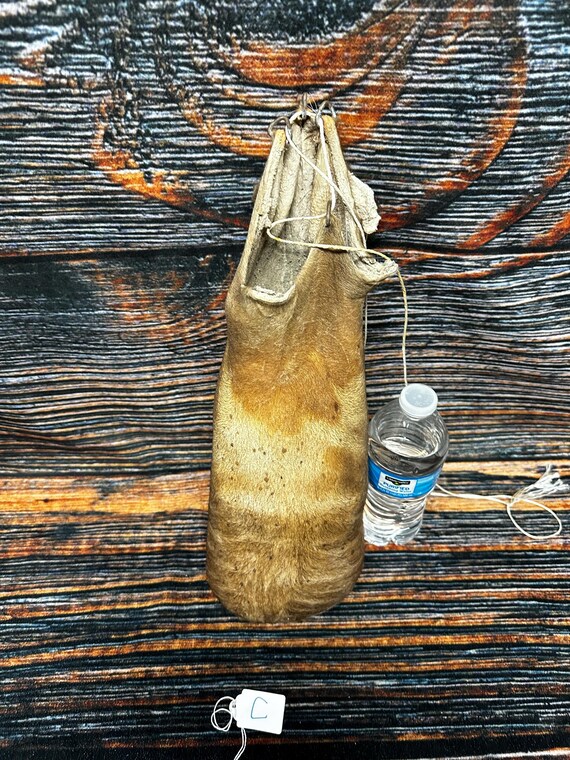 bull scrotum tobacco pouch XXXL BULL Scrotum Oddities HUGE Ball Bag Unique Gift Odd Nut Sack Black  Angus Gag Gift Christmas Birthday Man Cave Gothic Witchcraft Art