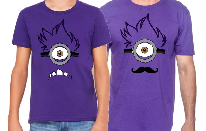 Download PURPLE MINION SHIRT Custom Minion Shirts Evil Minion Shirt | Etsy