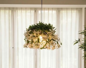 Flower Ceiling Lamp, Chandelier Lighting Fixture, Personalized Home Decor