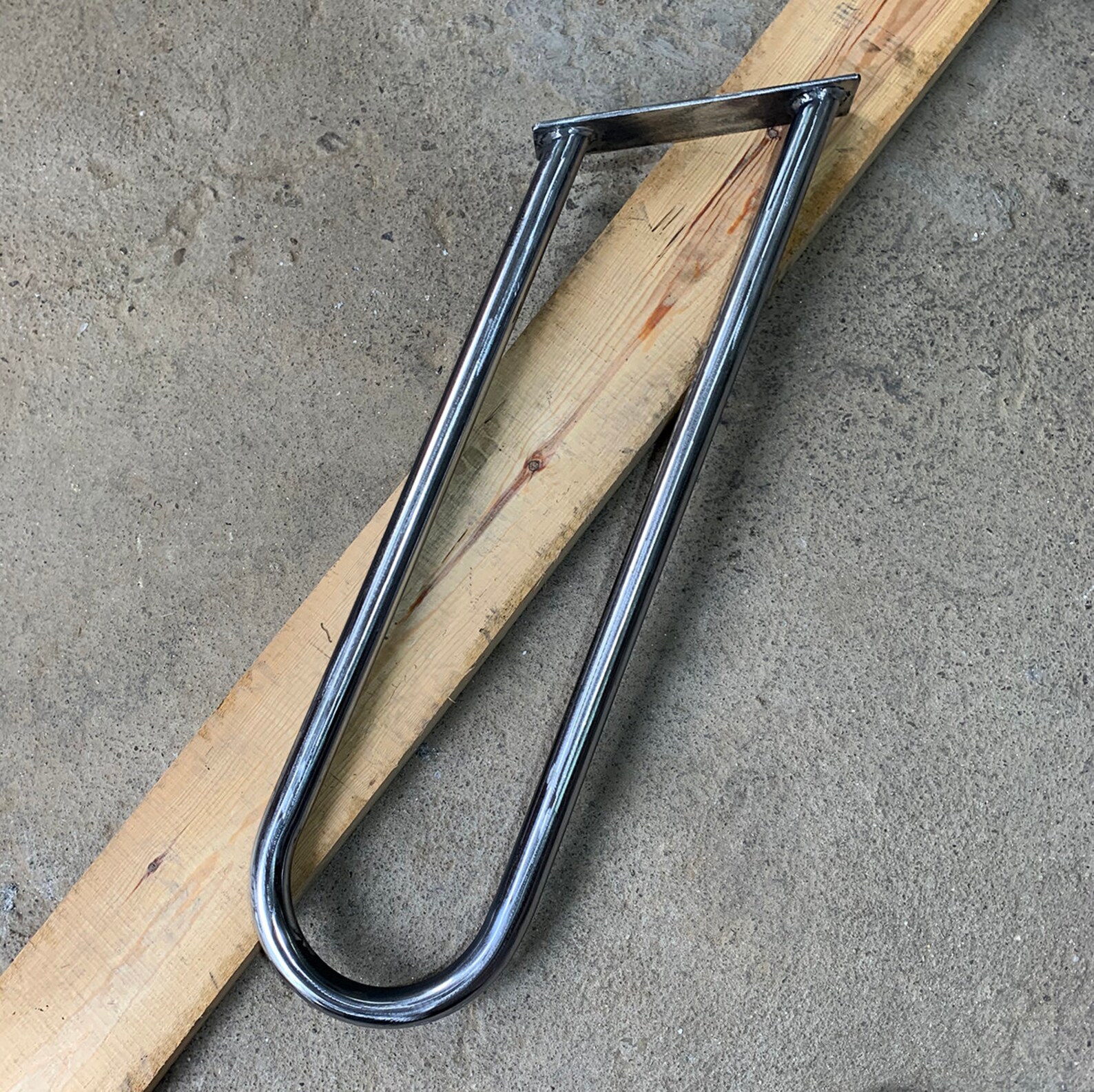 Easy attachment railing for garage steps. Handrail for front Etsy