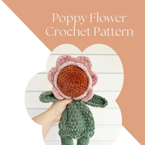 Poppy Flower Crochet Pattern