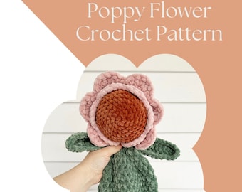 Poppy Flower Crochet Pattern