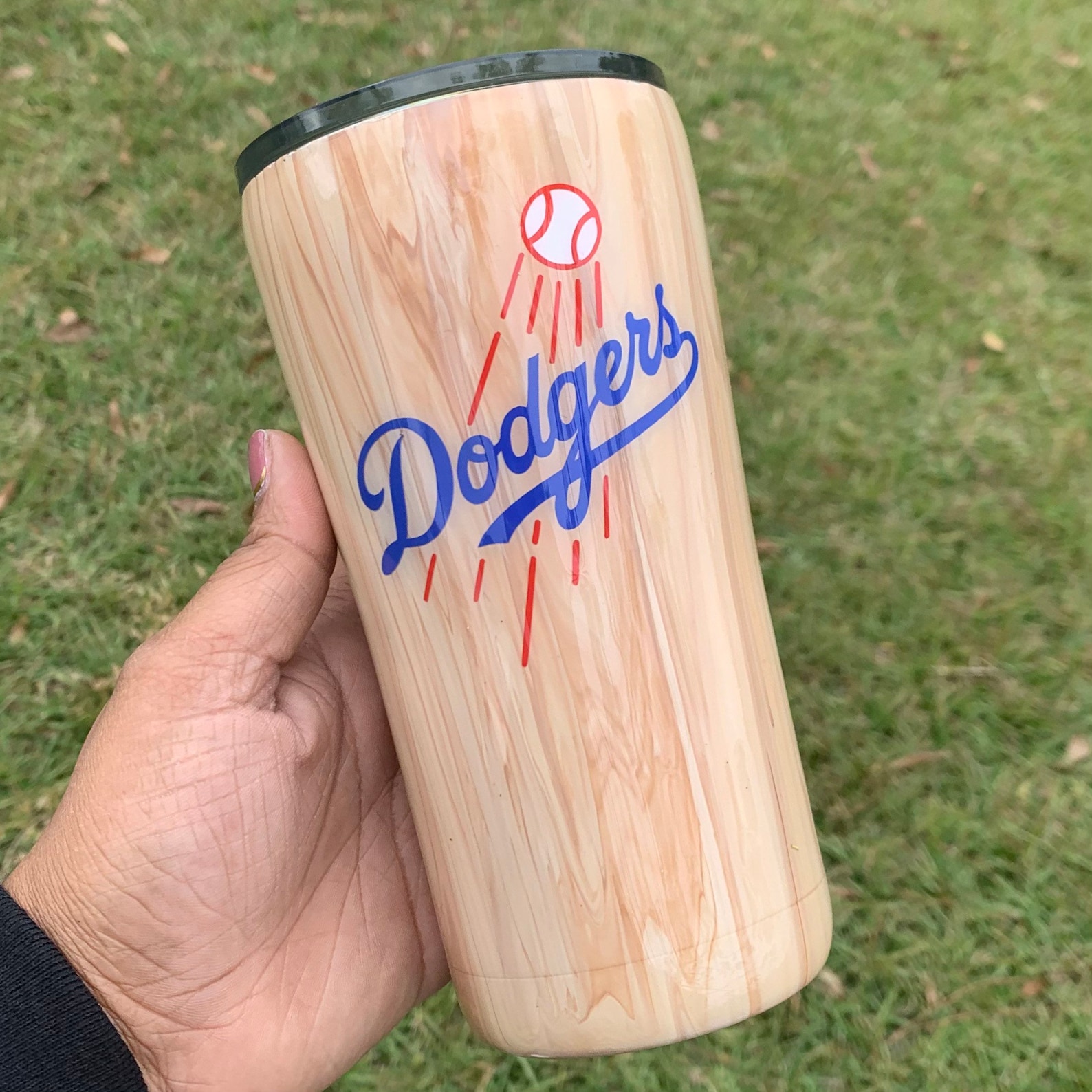 Wooden Bat Inspired Baseball Tumbler PICK ANY TEAM Etsy