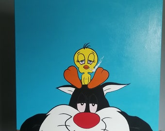 Make Peace ( Tweety and Sylvester) Painting