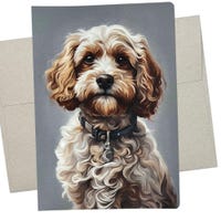 Cockapoo Christmas Card, Pet Dog, Personalised Card - Etsy UK