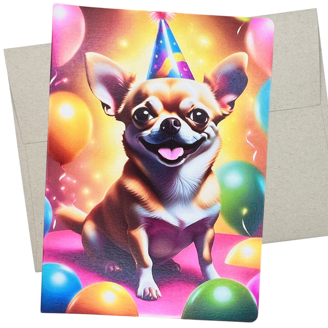 Chihuahua Birthday Party Banners - 3Pcs Dog Themed Birthday Decorations For Puppy Dog Party Supplies & Celebrations