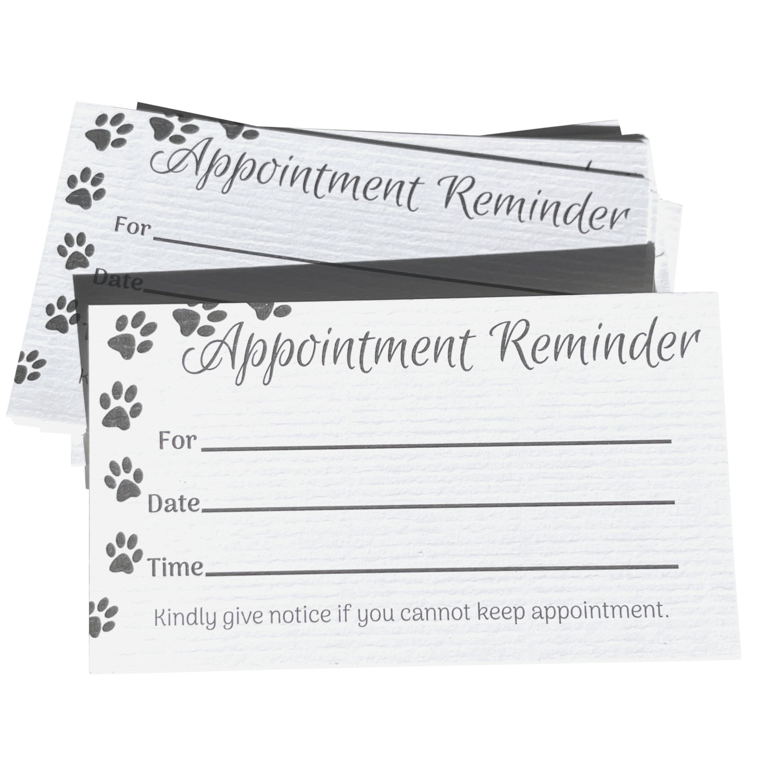 Friendly Reminder Business Appointment Postcards for Clients