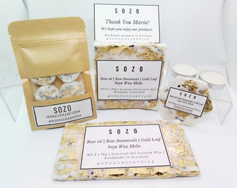 Gold Leaf Wax Melt Gift Box