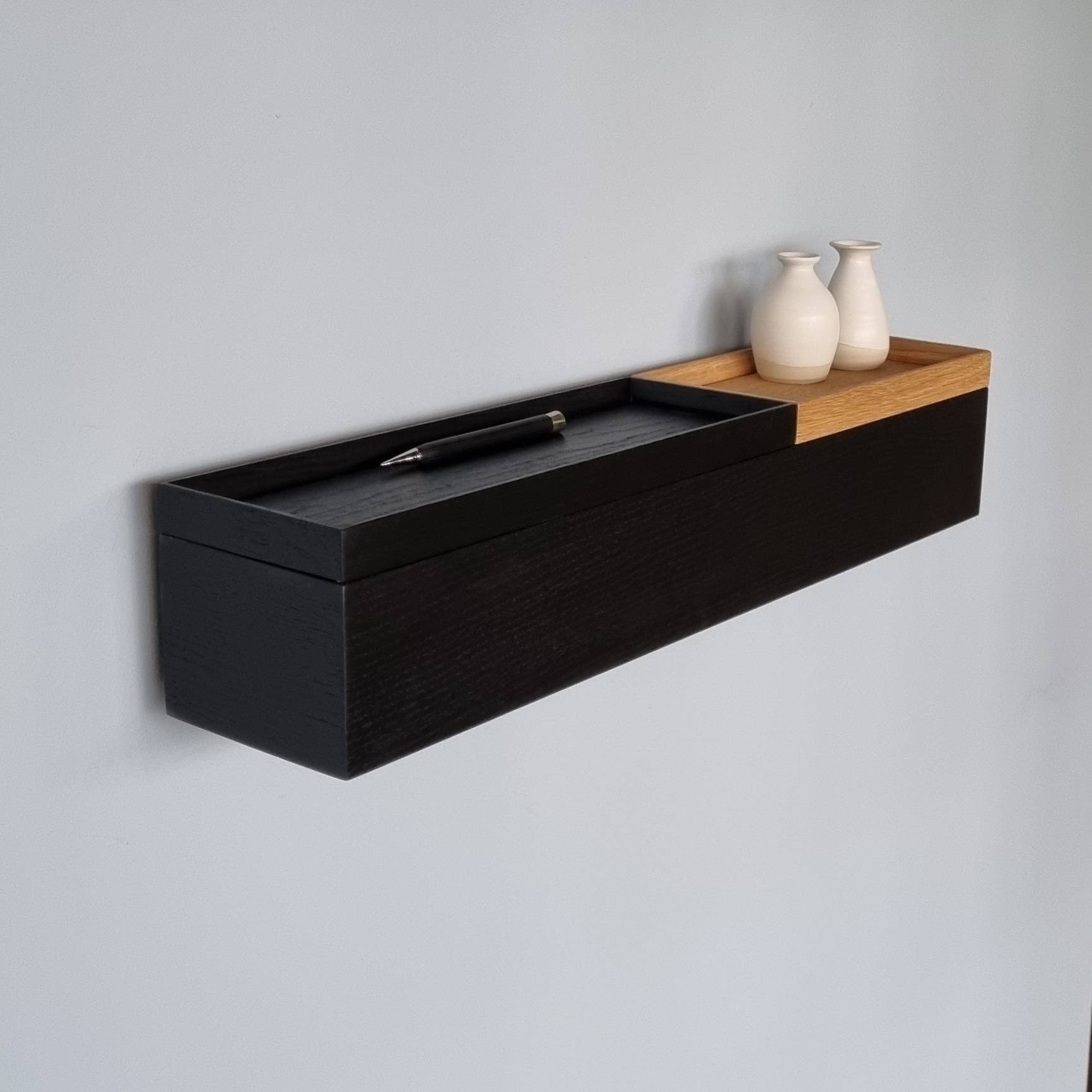 organizer wall, schmales Neu Regal entryway hallway schmaler schwebende cm Wandkonsole organizer 60 Konsolentisch