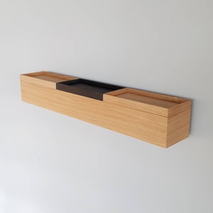 Narrow hallway shelf - 72 cm narrow wall console - floating wall console - narrow console table - floating shelves - floating shelf
