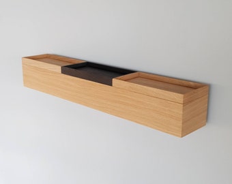 Narrow hallway shelf - 72 cm narrow wall console - floating wall console - narrow console table - floating shelves - floating shelf