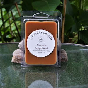 Pumpkin Gingerbread Soy Wax Melts: Cozy Fall Scent
