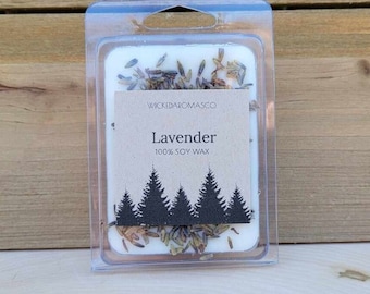 Lavender Soy Wax Melts: Floral Scented, Handmade, Nontoxic