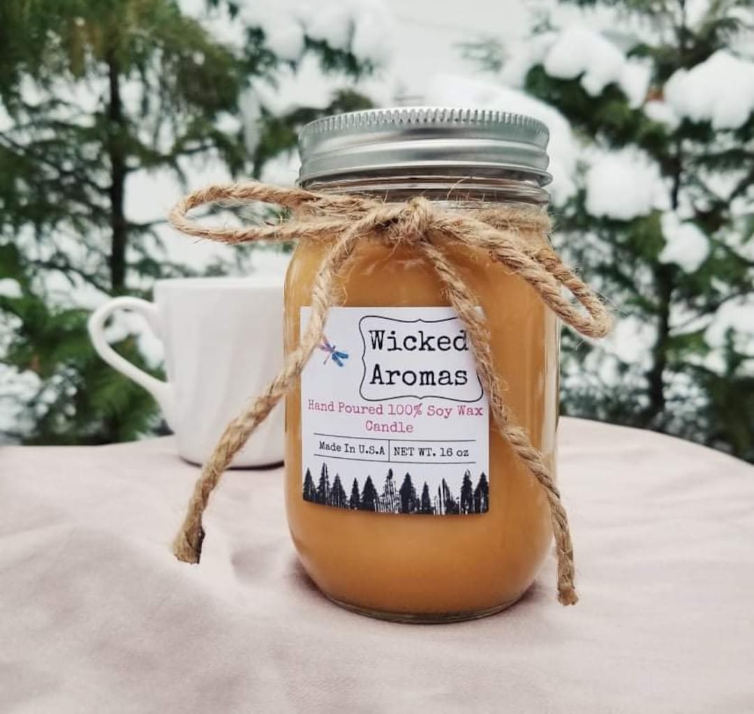 Coffee House Scented Candle, 16 Oz. Soy Wax Mason Jar Candle - Etsy