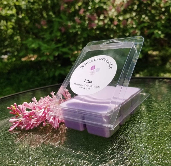 Lilac Scented Soy Wax Melts, Floral Wax Cubes for Wax Warmer, Spring Flower  Fragrance 