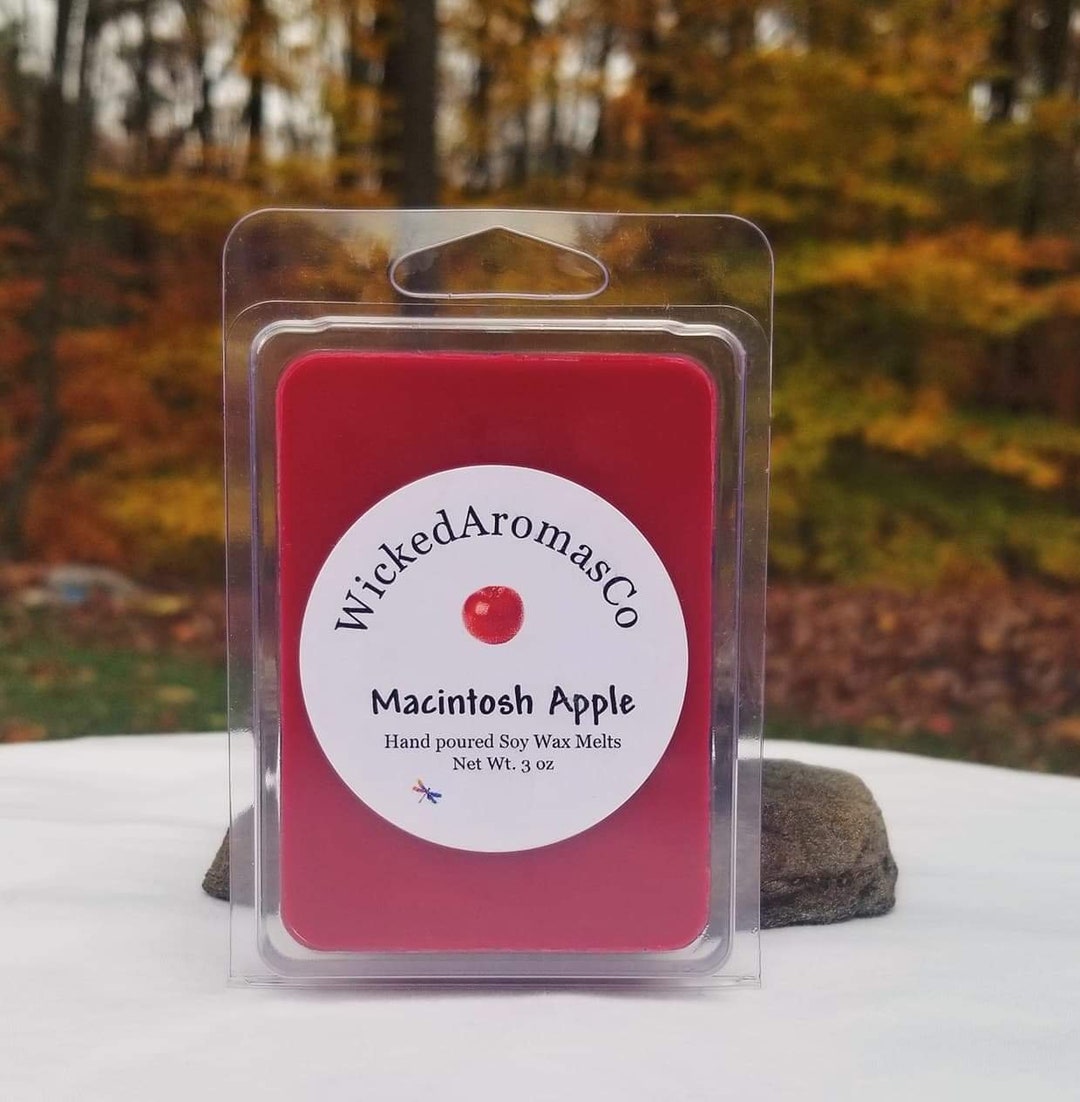 Strong Scented Macintosh Apple Wax Melts Bag of 10