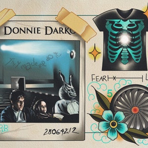 Donnie Darko Inspired Tattoo Flash Art