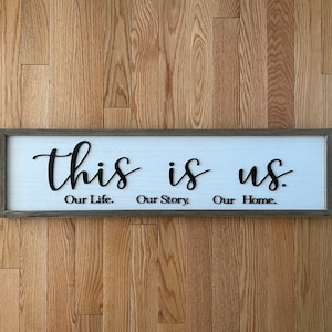 This Is Us Wooden Sign