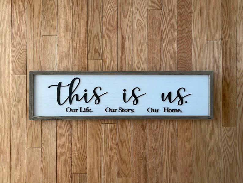 This is Us Wooden Sign Etsy