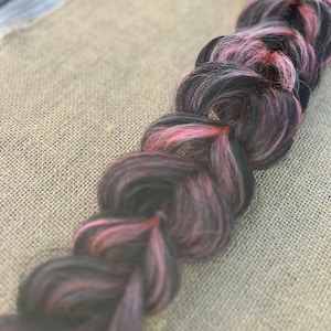 Pink and Black 3D Braid • Clip-In • Chunky • Festival Braid • Rave Hairstyles