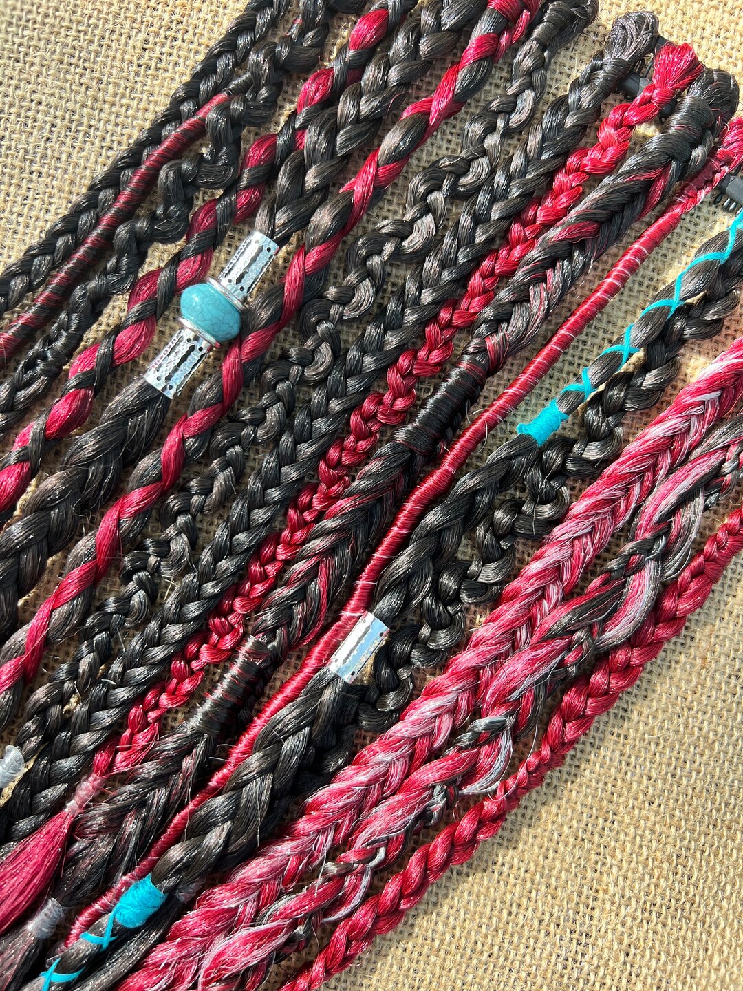 Dark Brown Dreadlock Chic - Clip in or Pre Looped Dreadlock Extensions ...