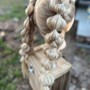 Festival Braids • Bubble Three D Braids • Clip-In • Chunky • Rave Hairstyles • Various Hair Colors • Set of 2