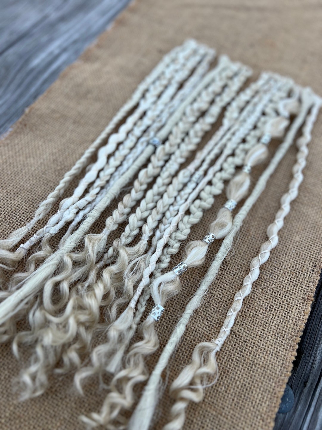 Braid and Dreadlock Hair Extensions for Curly Hair Festival Hair