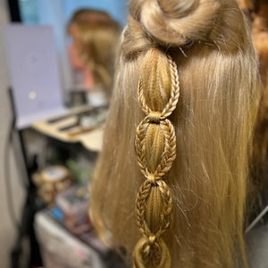 Braided Fishtail Ponytail Hair Extension • Viking • Festival • Wedding • Various Colors