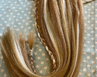 Extensión de coleta con color personalizado – Postizo personalizado para un aspecto realista • Trenza más gruesa • Color personalizado