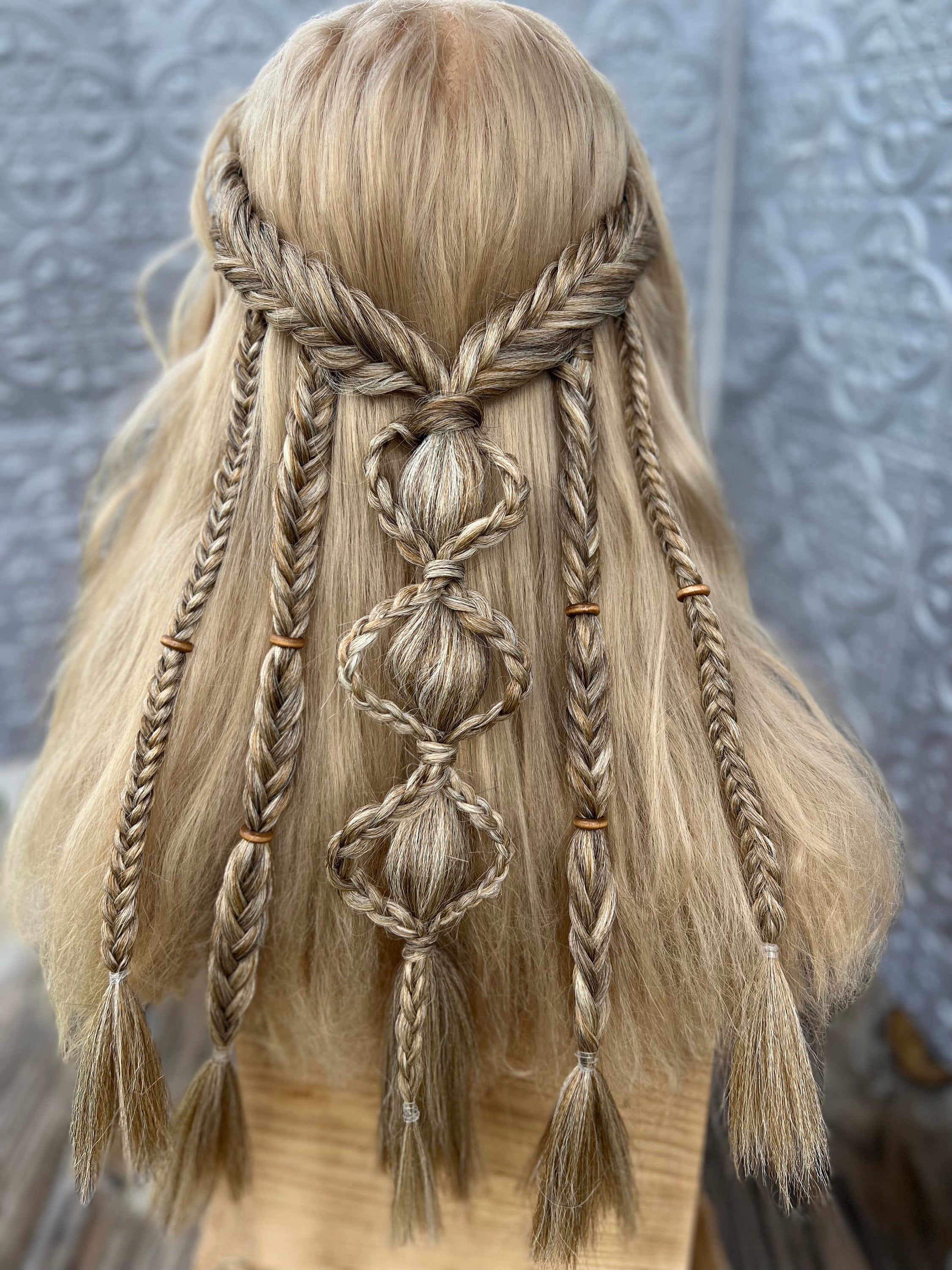 Free People Majestic Hair Piece Silver Black Bohemian  display picture 2