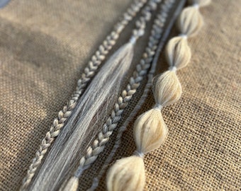 Blonde highlighted Festival Braids • Mini Bubble braids • Rave Festival braids • Hair Extensions • Various Colors