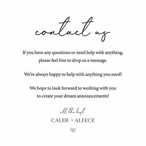 Modern Wedding or Evening Invitations, Classic Wedding Invites, Minimalist Wedding Invitation with Free Envelopes image 12