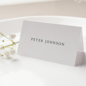 Marques de lieux traditionnels, marque-places classiques pour mariage, couverts simples, cartes pour table pour table