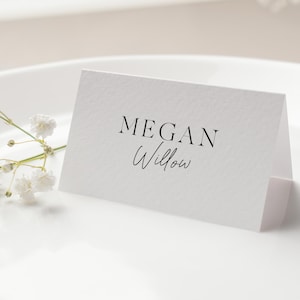 Marques de lieu élégants, marque-places classiques pour mariage, couverts simples, cartes pour table pour table