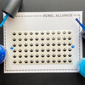 Rebel Alliance Nail Art Decals/ self adhesive nail sticker/ bullet journal accessory