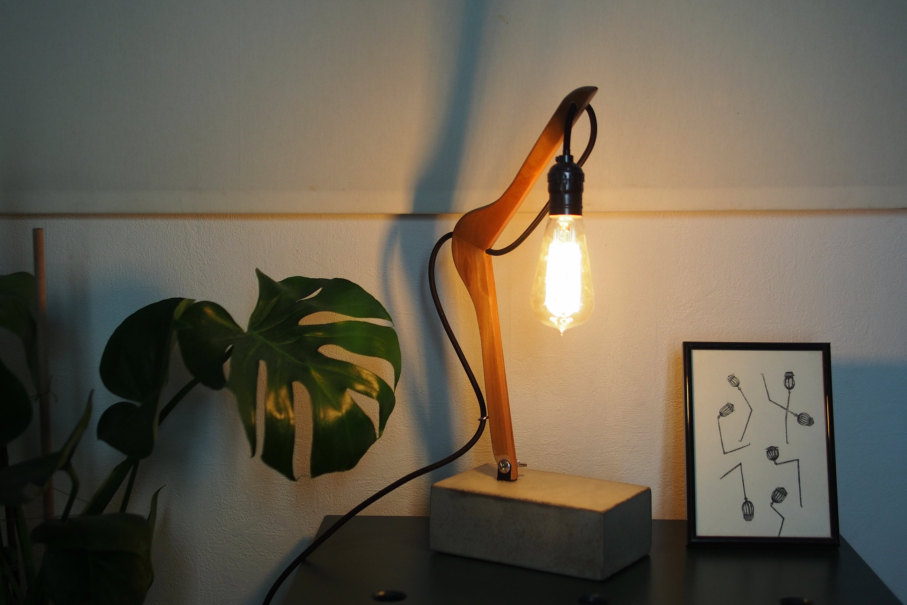 Lampe Béton Cintre Ø