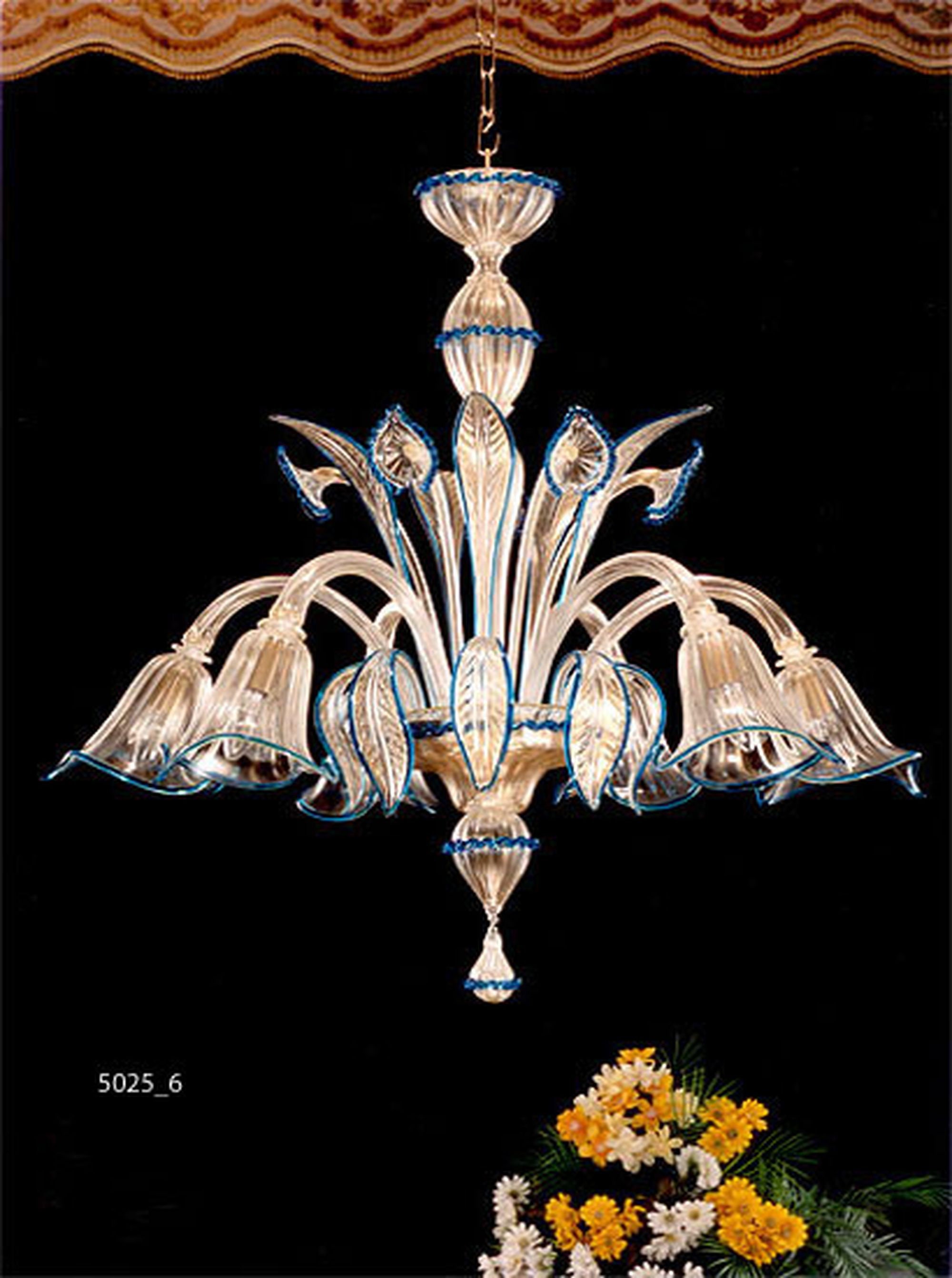 Lustre en Verre de Murano - Glass Chandelier/Glas Leuchter sur Commande Available On Order Auf Beste